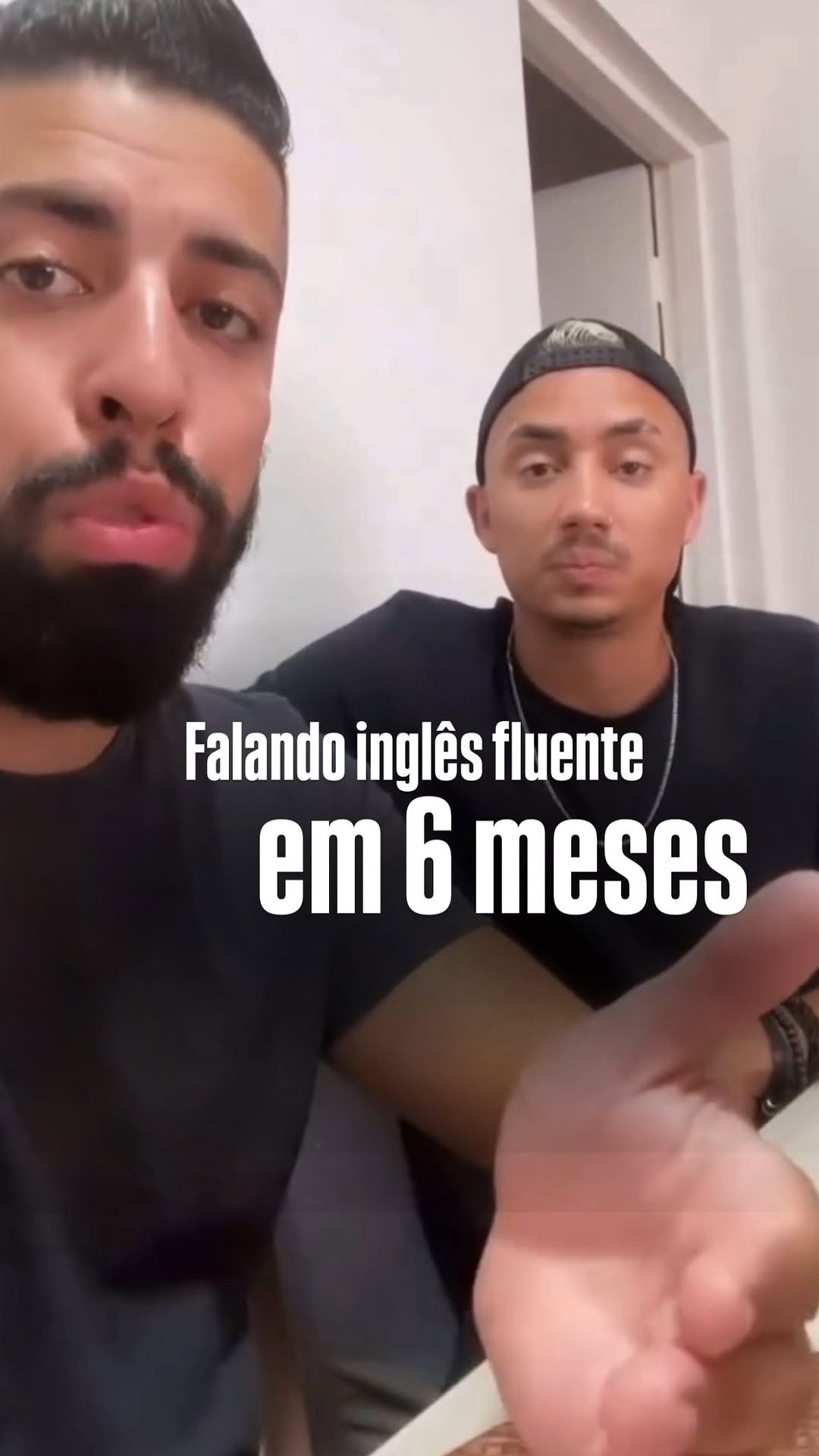 Luiz atingiu fluência total em 6 meses